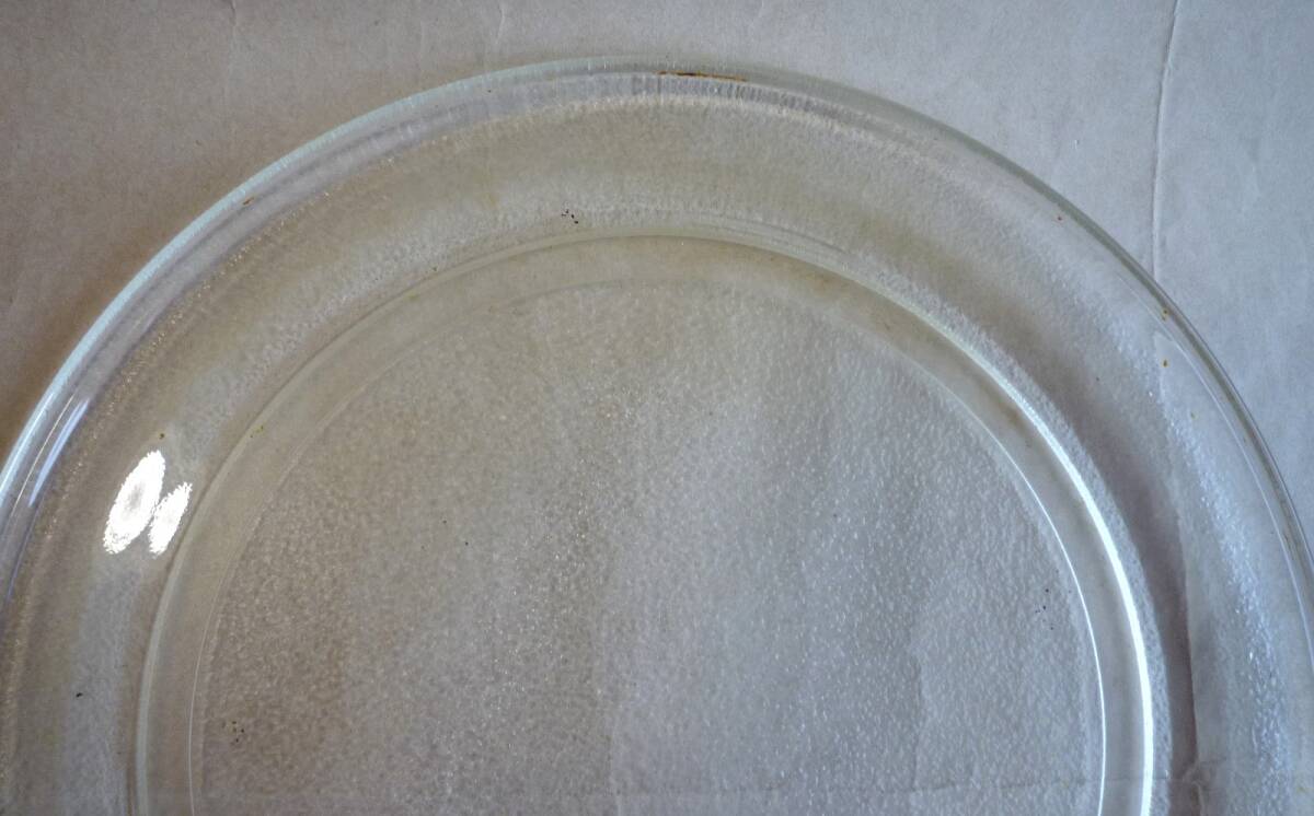 電子レンジ皿 27.5cm ガラス皿 プレート 耐熱皿 丸皿 ターンテーブル レンジ用 耐熱プレート 電子レンジ用 回転 の画像2