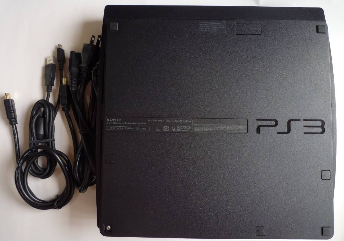 SONY ソニー PS3本体 CECH-2500A　160GB プレイステーション3 PlayStation3 プレステ3 黒 ブラック_画像2