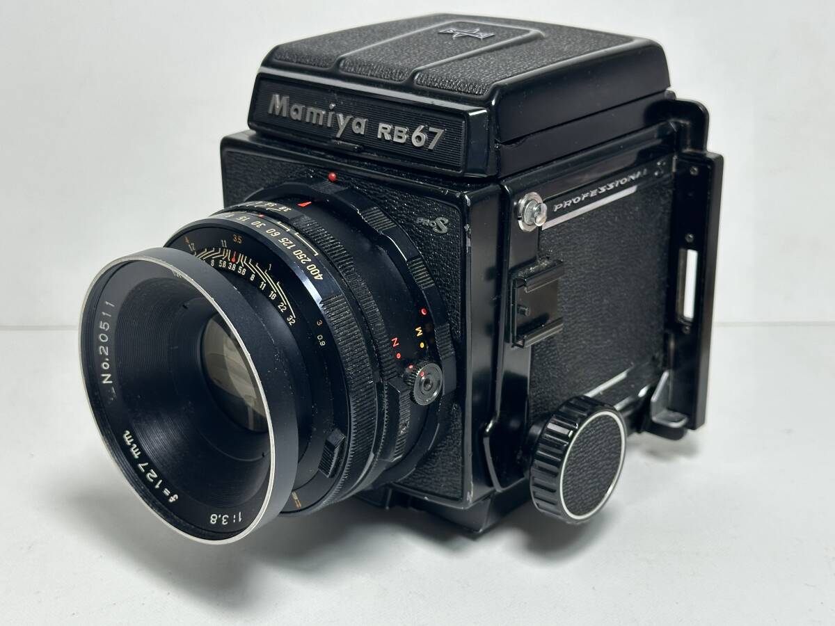 マミヤ Mamiya RB67 中判カメラ MAMIYA-SEKOR 1:3.8 f=127㎜ Polaroid Back ポラロイドバック ジャンク品 現状での出品_画像4