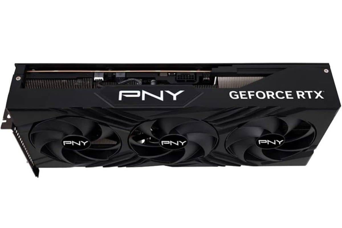 PNY ピーエヌワイ GeForce RTX4090 24GB VERTO LED 3FAN グラフィックスボード VCG409024TFXPB1 VD8270_画像4