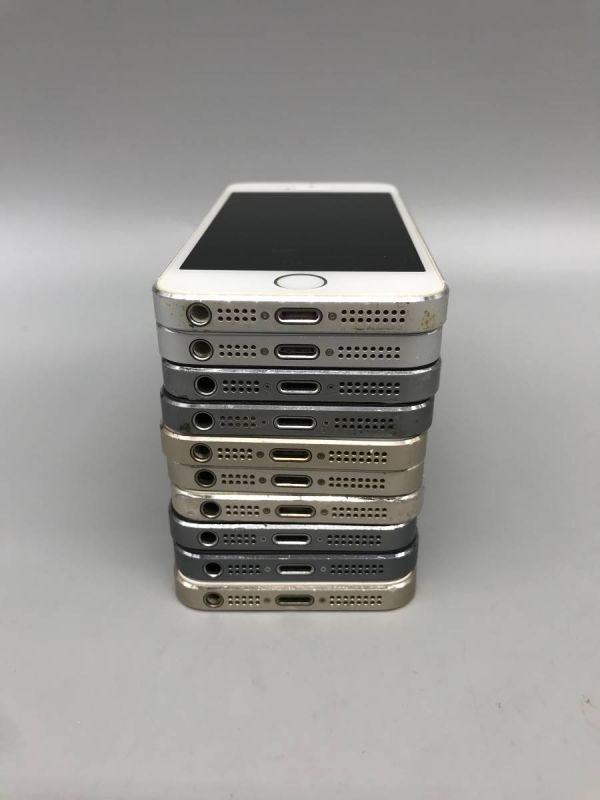 OK8377●Apple アップル iPhone 5s アイフォン スマホ スマートフォン 携帯電話 10台 まとめ まとめて A1453 【ジャンク】の画像5
