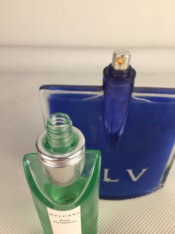 A8756●BVLGARI ブルガリ オ・パフメ オーデコロン 40ml/BLV BLUE Ean de Parfum ブルー 75ml 香水 フレグランス 2個 まとめ 保証あり 中古_画像2