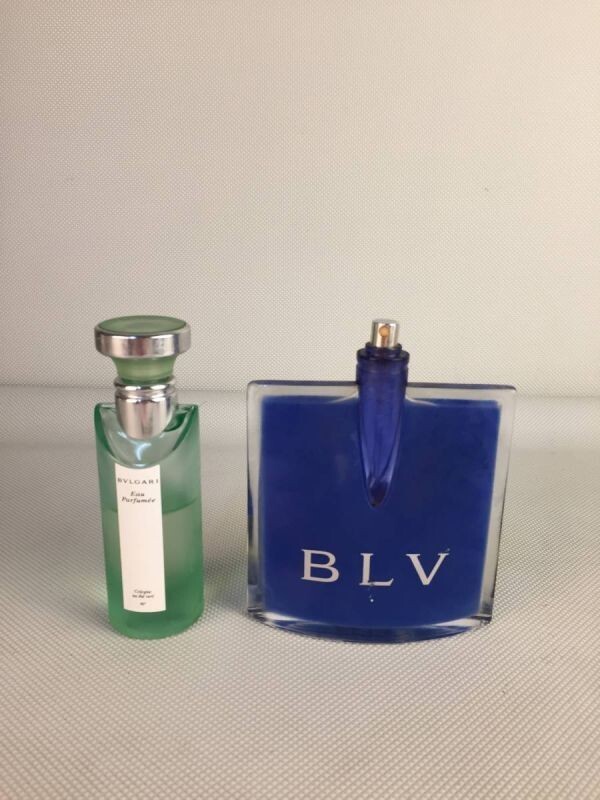 A8756●BVLGARI ブルガリ オ・パフメ オーデコロン 40ml/BLV BLUE Ean de Parfum ブルー 75ml 香水 フレグランス 2個 まとめ 保証あり 中古_画像1