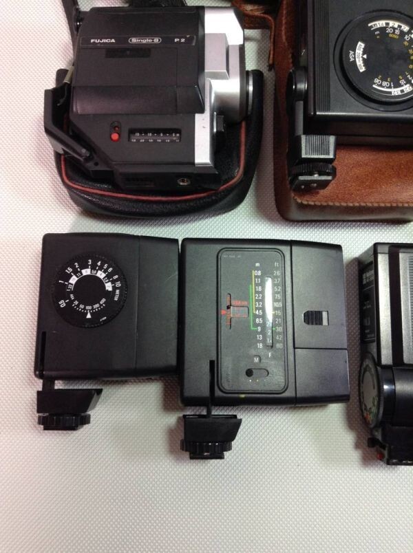 OK6313○ストロボ 15台 まとめ セット Canon/FUJICA/National/SUNPAK/MINOLTA 等 【未確認】 同梱不可_画像4