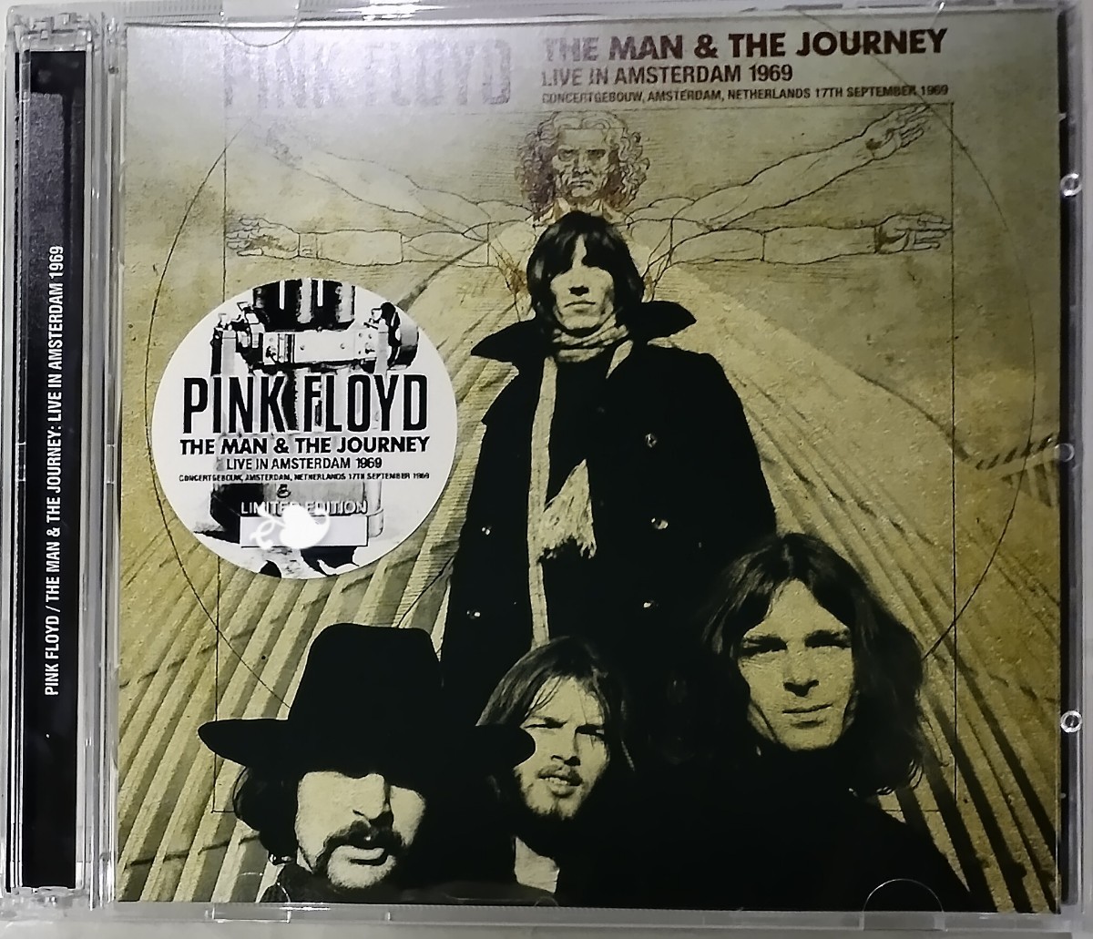 PINK FLOYD 2枚組 輸入盤 CD 1969年 LIVE ピンク・フロイド AMSTERDAM_画像1