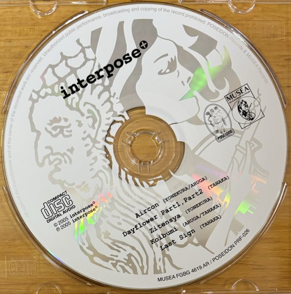 ◎INTERPOSE+ / Interpose+ ( 日本のProg /Sympho/ 女性Vo/ Guest壷井彰久[Violin:KBB] ) ※国内盤CD【 POSEIDON PRF-026 】2005/11/21発売_画像6