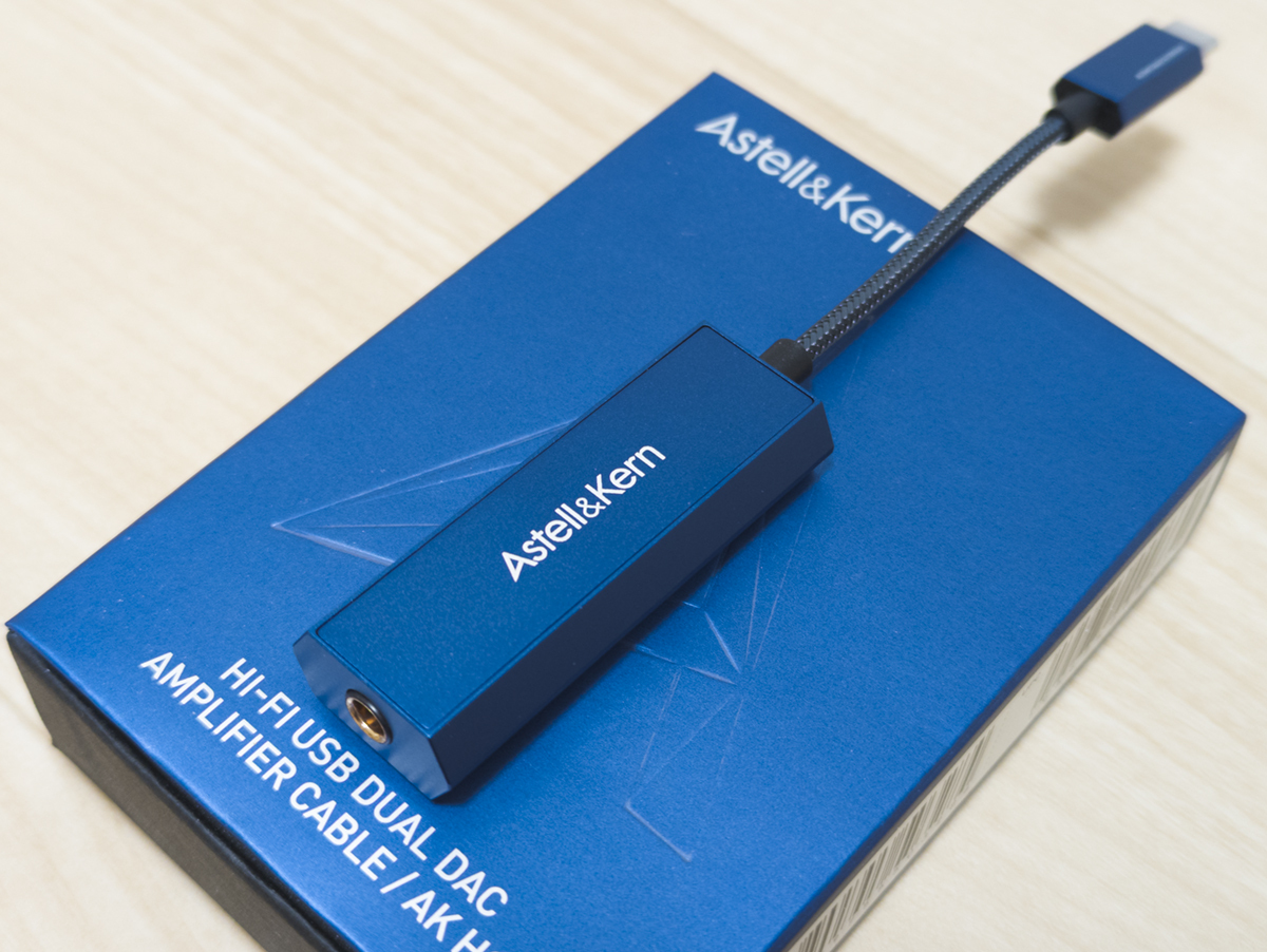 超美品 Astell&Kern AK HC2 Midnight Blue USB-DAC 4.4mm バランス接続