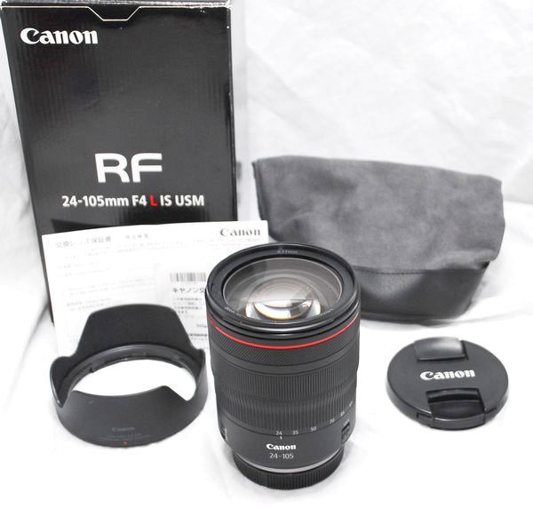 【美品・メーカー保証書 付属品完備】Canon キヤノン RF 24-105mm F4 L IS USM_画像1