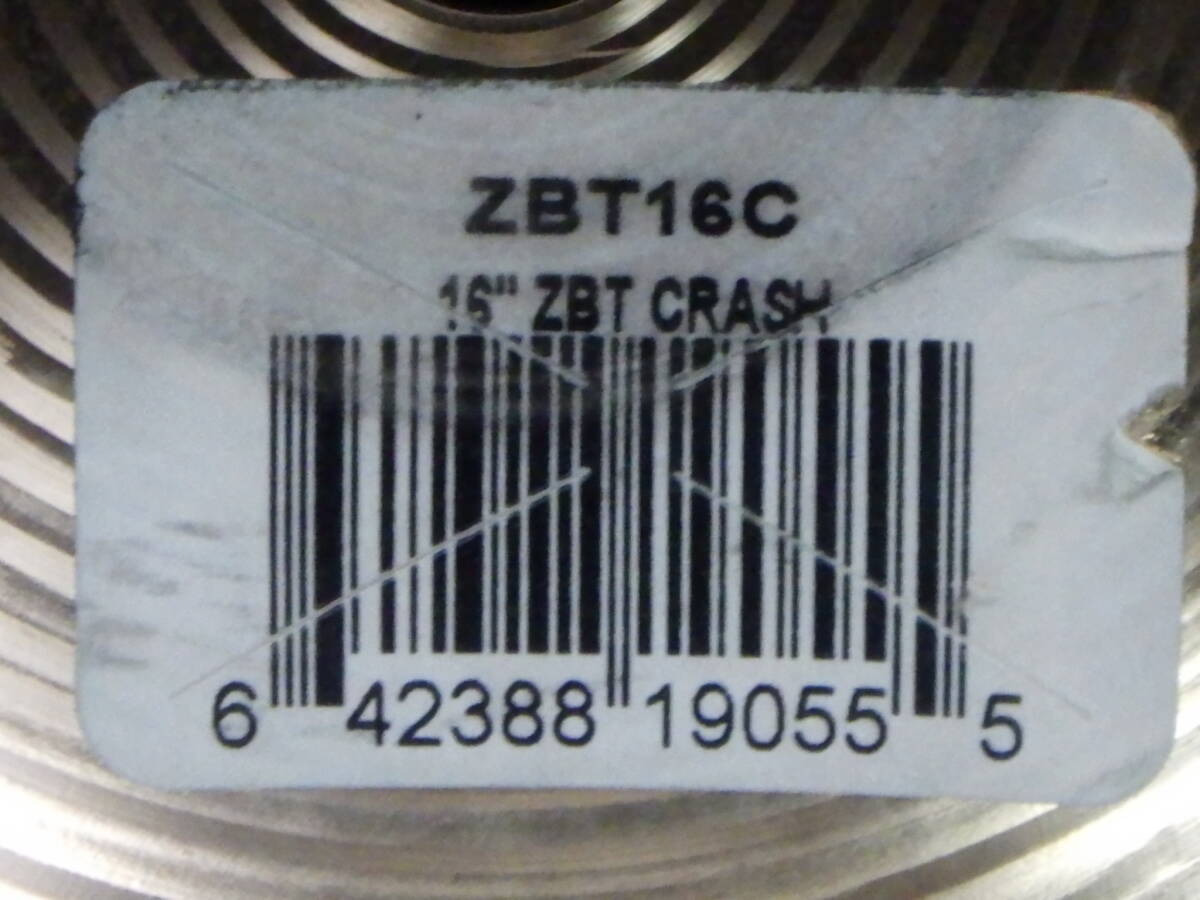 李9503 中古 Zildjian ジルジャン ZBT 16 C CRASH クラッシュ シンバル 16"/40㎝の画像7