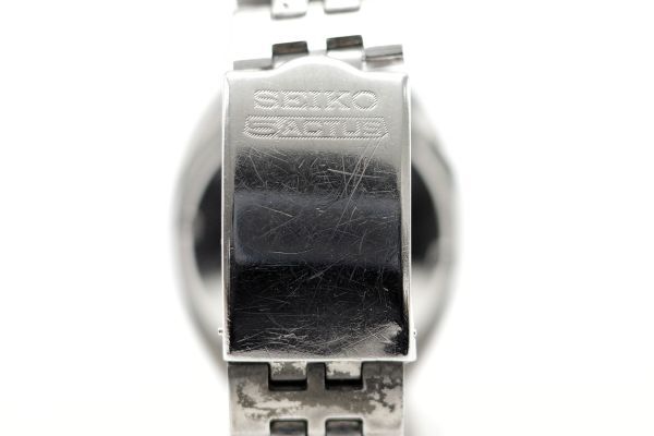 328　SEIKO 5 ACTUS SS 23JEWELS AT　6106-7590　セイコー ファイブ アクタス 23石 カーキグラデ文字盤 機械式 自動巻き メンズ 腕時計_画像7