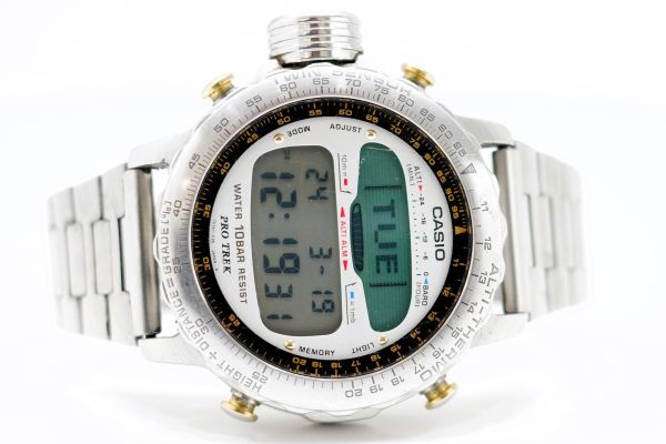 358 CASIO PRO TREK 1st QZ 991 ALT-7000 カシオ 初代 ファースト プロトレック ツインセンサー搭載 デジタル クォーツ メンズ 腕時計の画像3