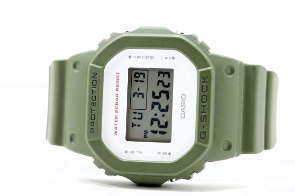 359　CASIO G-SHOCK QZ　　3229 DW-5600M　　カシオ ジーショック ミリタリーラバー メンズ 腕時計_画像1