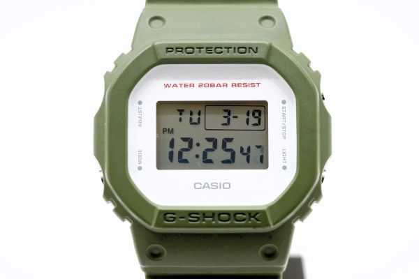 359 CASIO G-SHOCK QZ  3229 DW-5600M  カシオ ジーショック ミリタリーラバー メンズ 腕時計の画像2