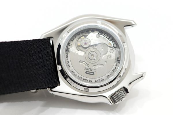 407 SEIKO 5 SPORTS 24JEWELS  SBSA021 4R36-07G0  極美品 セイコー ファイブ スポーツ 24石 機械式 自動巻き メンズ 腕時計の画像4