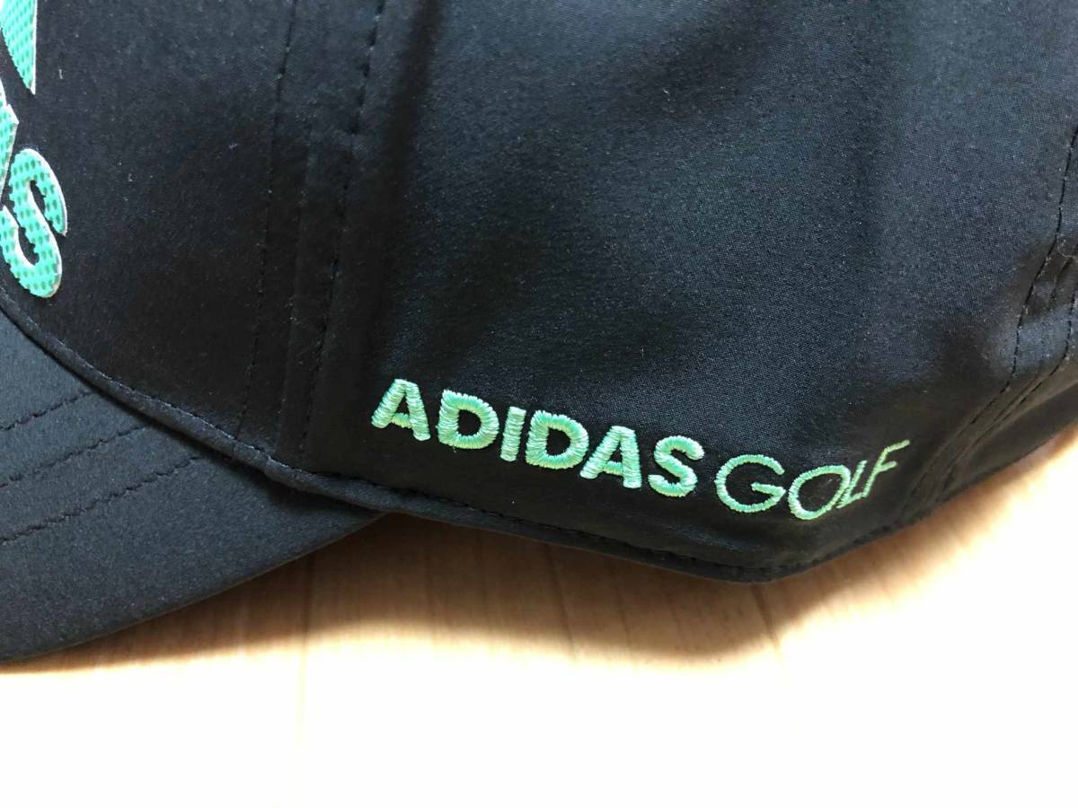 adidas Golf(アディダスゴルフ) UPF50+ ドットロゴキャップ EKW64(BLACK/SESCGR)_画像2