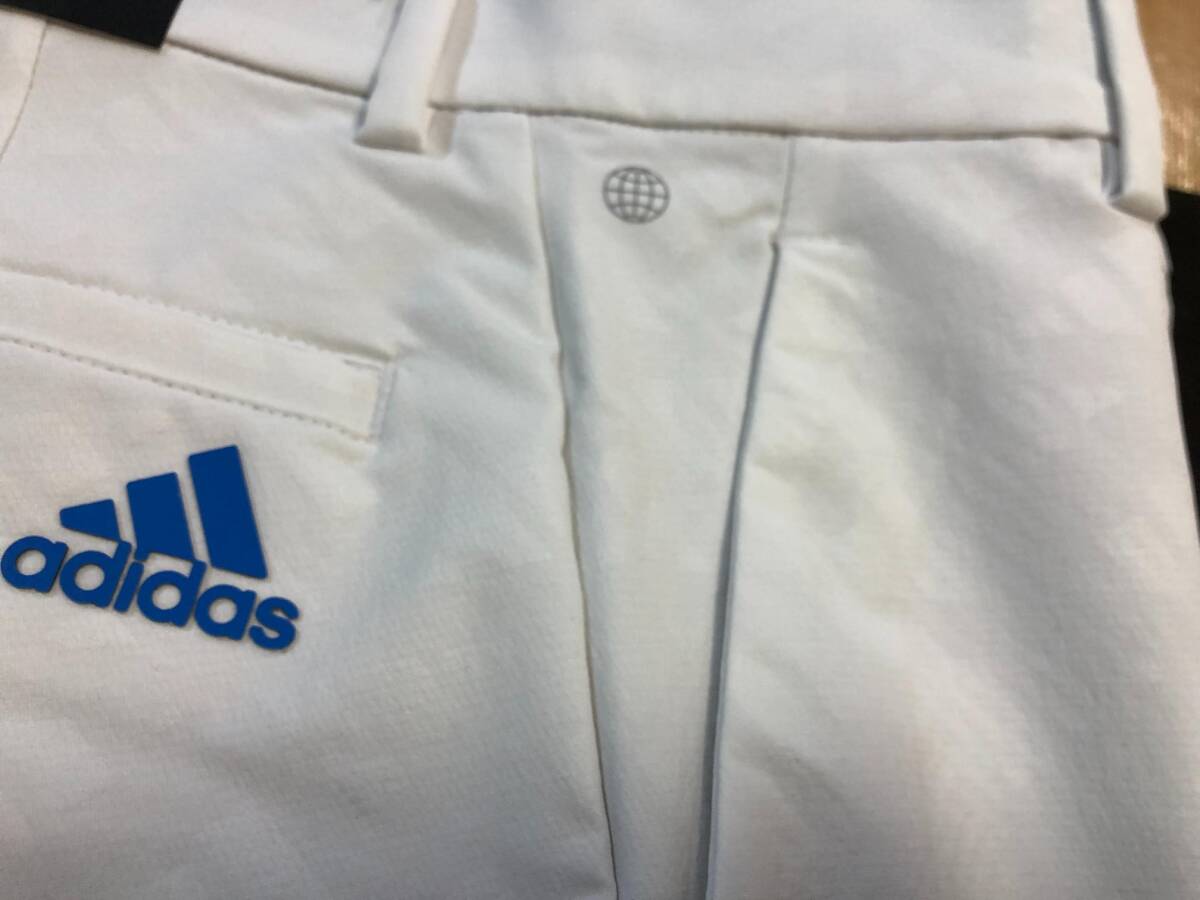 adidas Golf(アディダスゴルフ)春夏 EX STRETCH エンボスプリント ロングパンツ GE987(ホワイト)８５_画像4