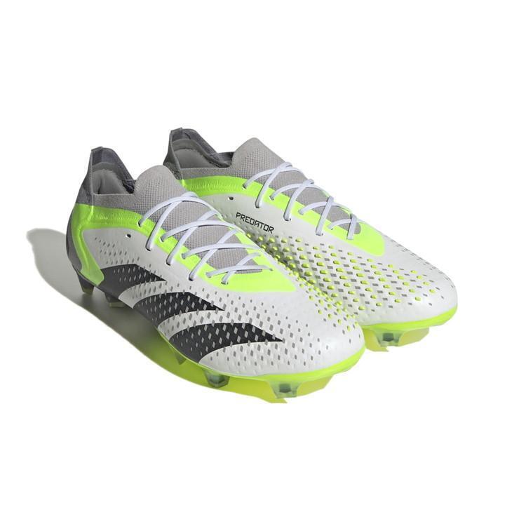 adidas PREDATOR ACCURACY.1 L FG サッカースパイク GZ0032(フットウェアホワイト×コアブラック×ルシッドレモンアッパー)２５．５CM_画像1