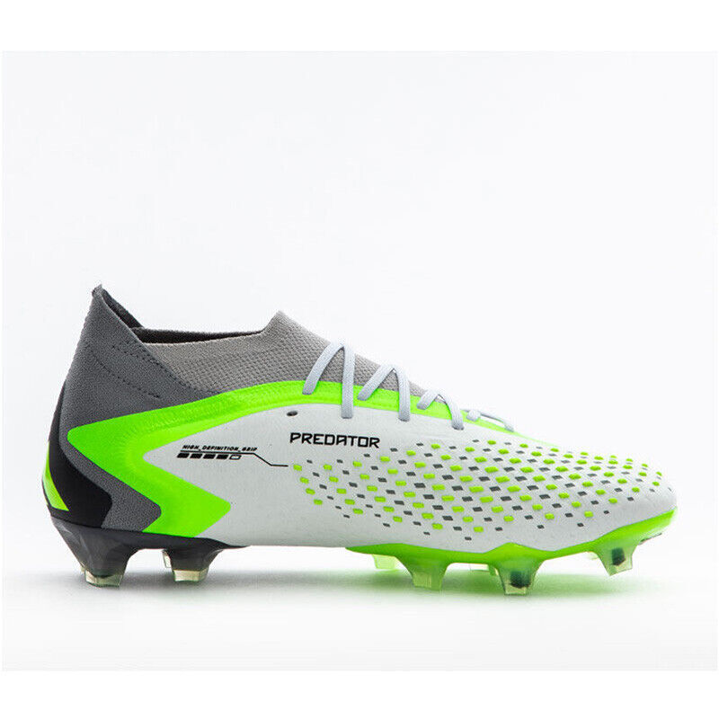 adidas PREDATOR ACCURACY.1 FG サッカースパイク GZ0035(フットウェアホワイト/コアブラック/ルシッドレモン)２６．５CM_画像5