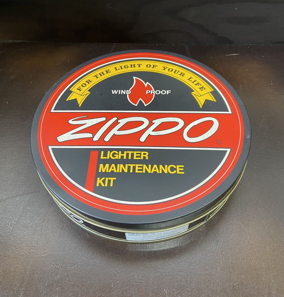 zippo LIGHTER MAINTENANCE KIT メンテナンスキット　缶　！注意！zippoは付属していません