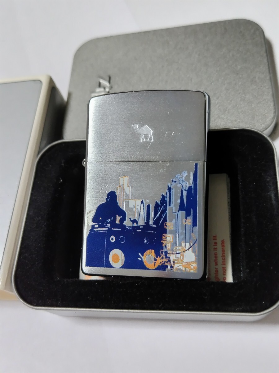 未使用　CAMEL　Zippo　キャメル　ジッポー　限定生産品　両面柄入り　＃200　2005年製造　懸賞当選品　新品_画像1