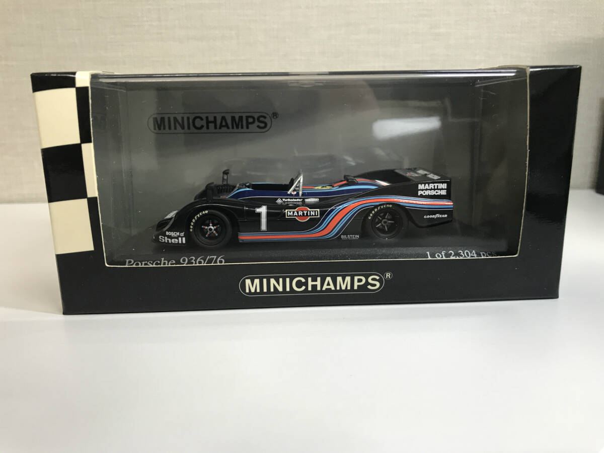 【１円スタート】1/43 ミニチャンプス ポルシェ936 R.Stommelen ニュル300km 1976 No1　MINICHAMPS Porsche レーシングカー Z0 _画像1