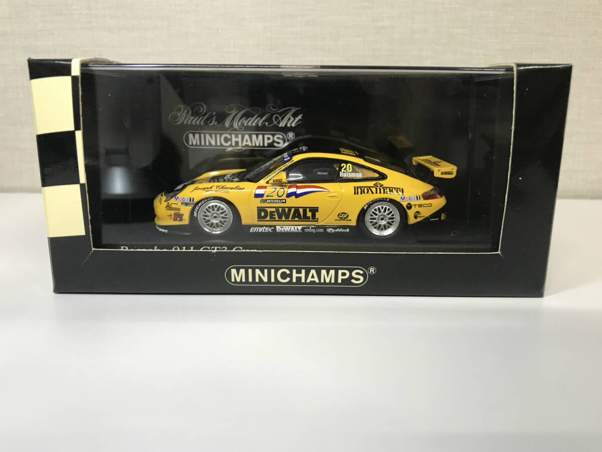 1/43 ミニチャンプス ポルシェ911 GT3 Cup カレラカップ 2003 No20 P.Huisman　MINICHAMPS Porsche Z0 _画像1