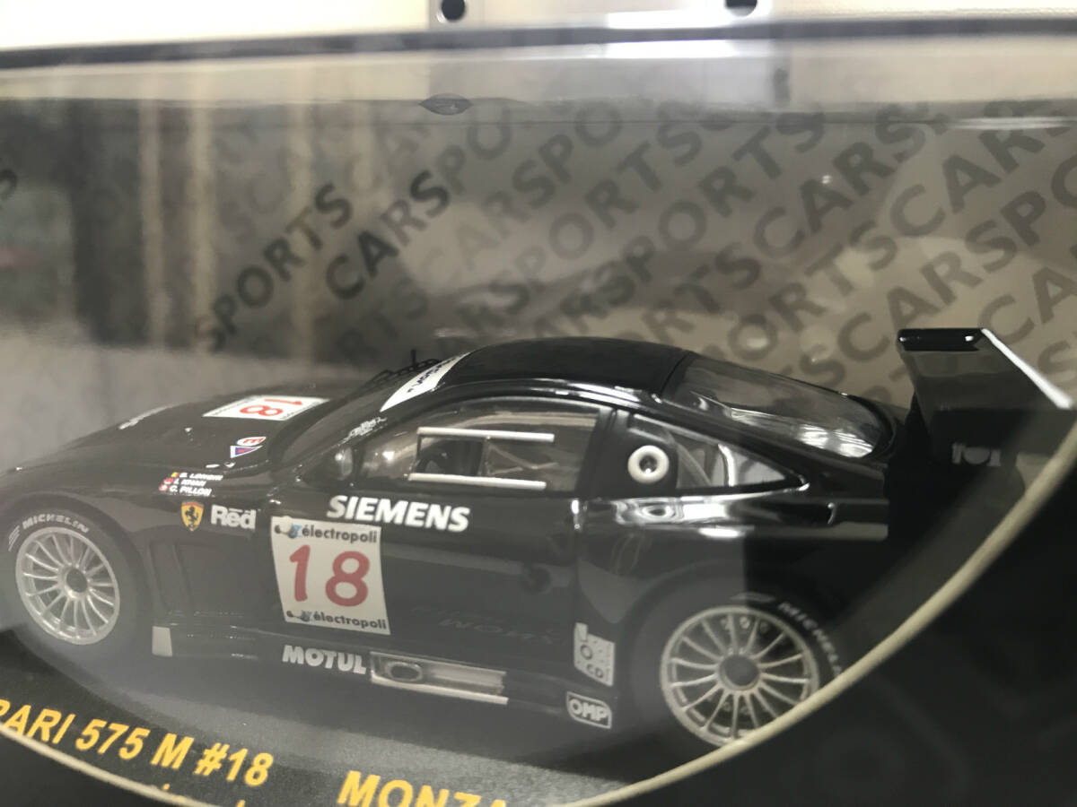 【１円スタート】1/43 イクソ フェラーリ 575 No18 モンツァ FIA GT 2004 ixo Z1a_画像3