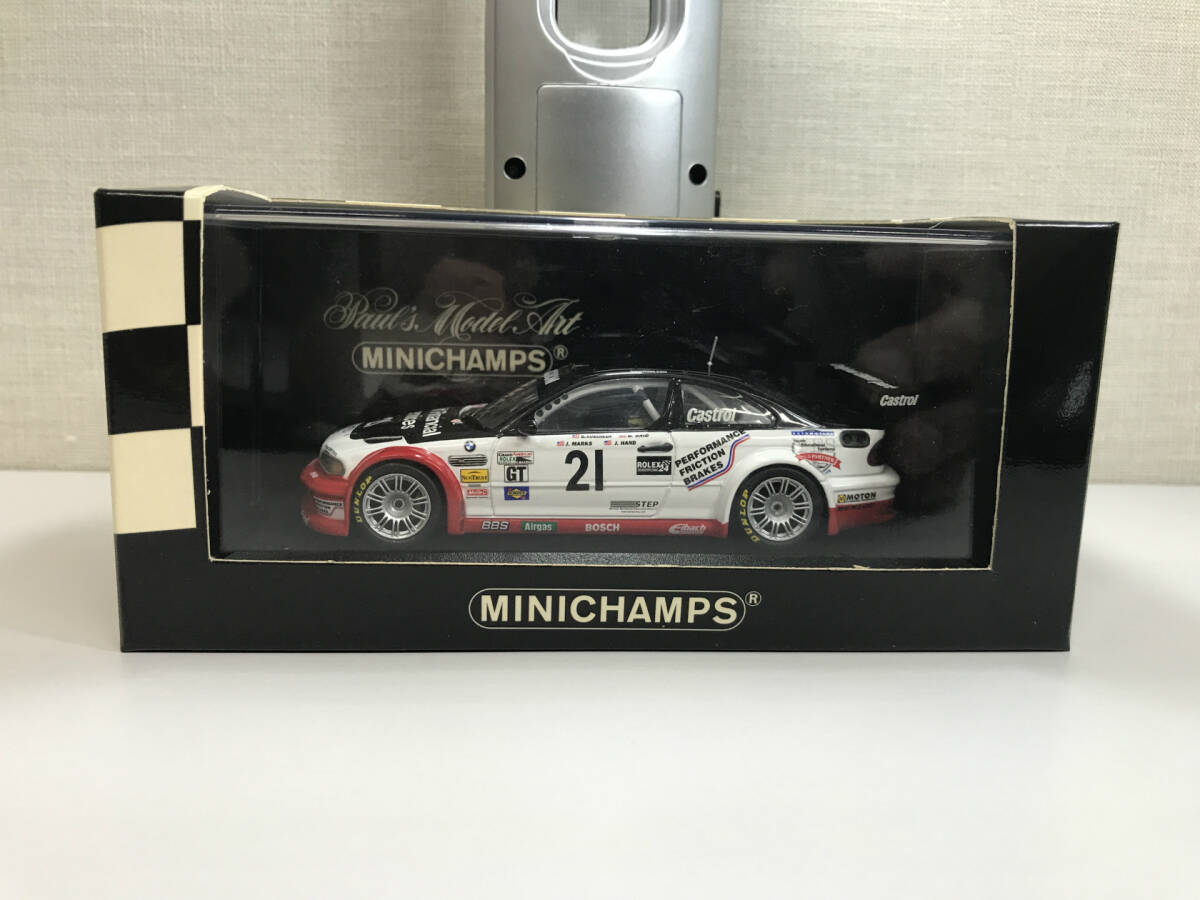 【１円スタート】1/43 ミニチャンプス #21 BMW M3 GTR デイトナ24時間 2004 #21 Said - Auberlen ... MINICHAMPS 042121 Z4_画像1