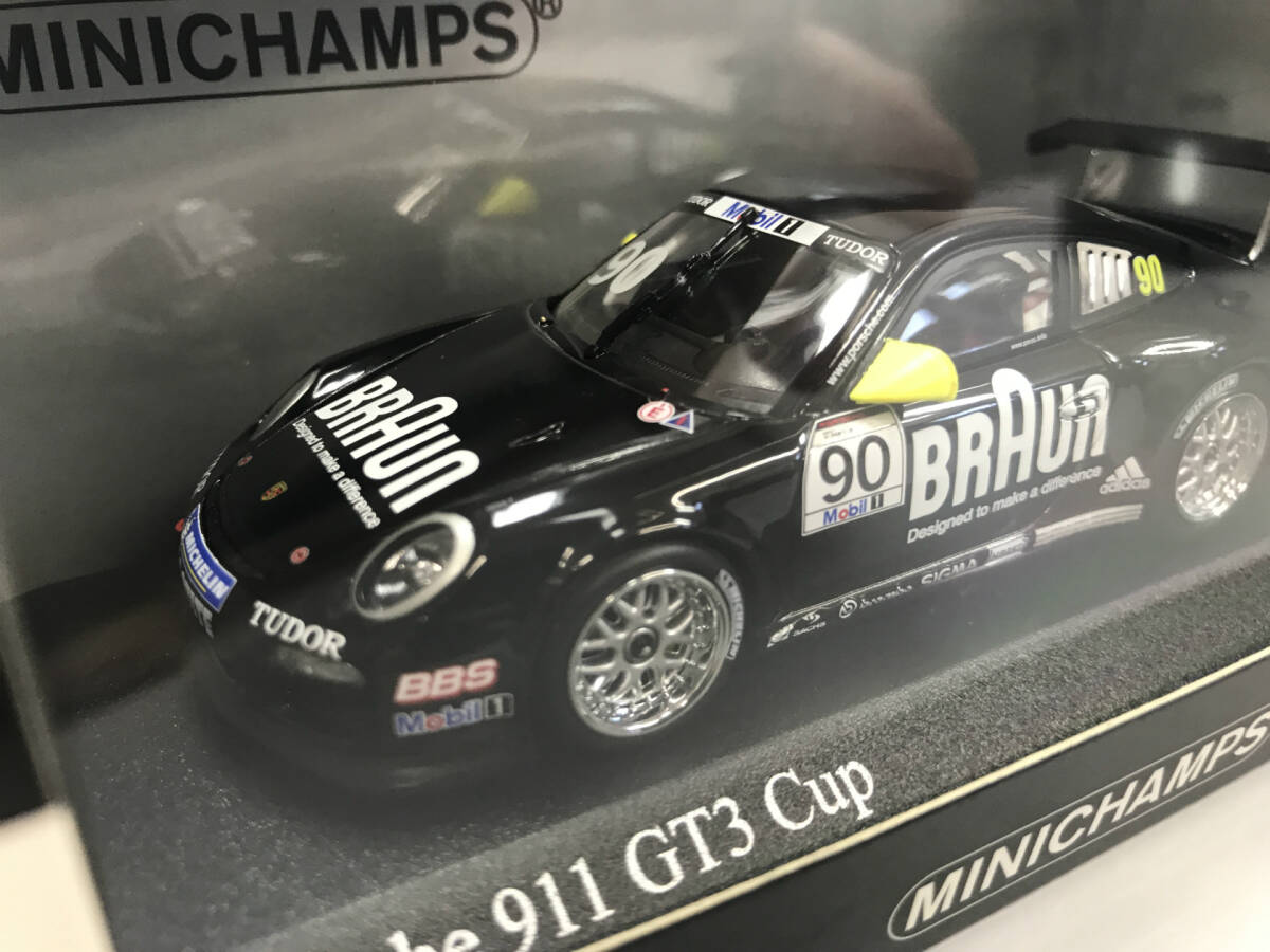 【１円スタート】1/43 ミニチャンプス ポルシェ 911 GT3 Cup Porsche Supercup 2010 #90 MINICHAMPS Porsche 106990 Z5_画像2