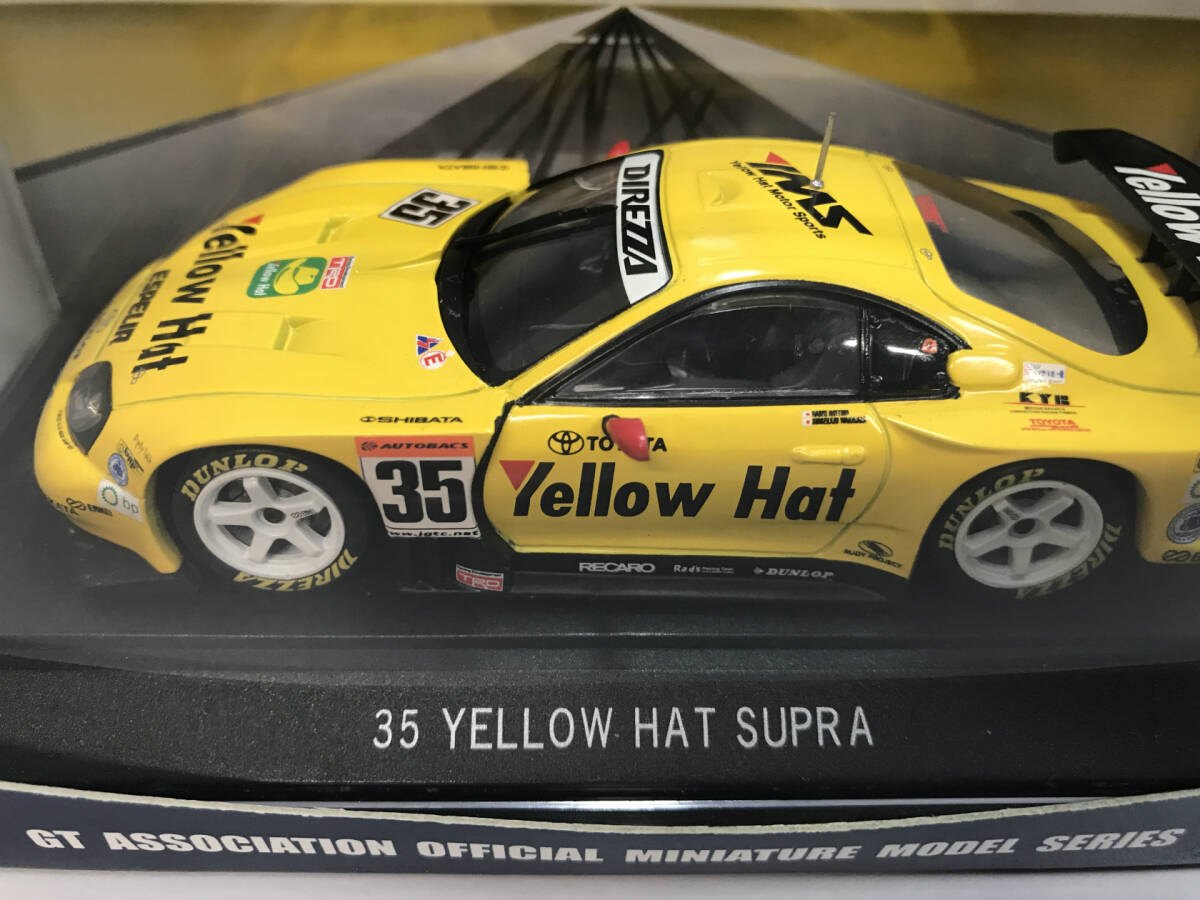 【１円スタート】1/43 エブロ JGTC 2004 イエローハット スープラ Yellow #35 598  EBBRO Z8 の画像4