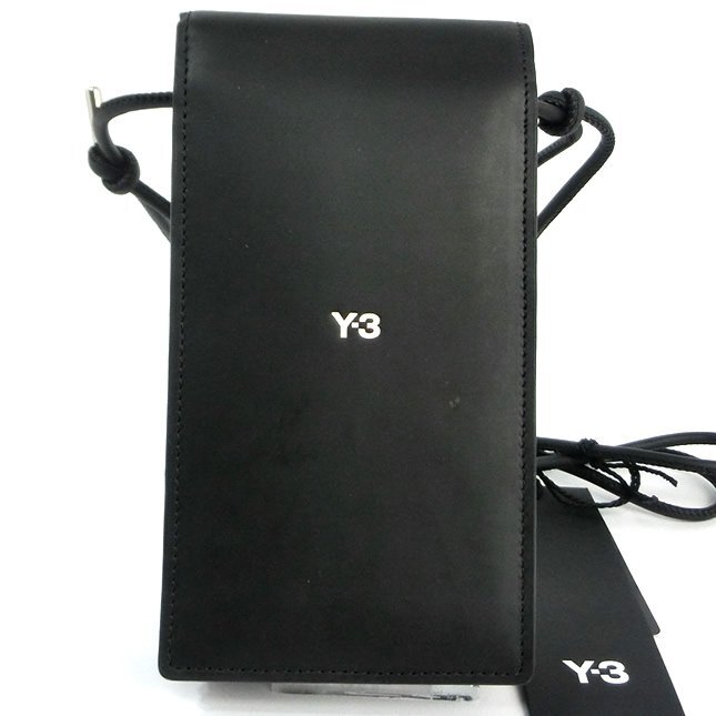 【未使用品-YB06】Y-3 ワイスリー フォンケース スマホショルダー カード入れ付 IJ9902 ヨージヤマモトの画像1