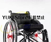 スポーツレジャー車椅子、大人用軽量折りたたみポータブルスポーツ手動車椅子身体障害者用_画像2