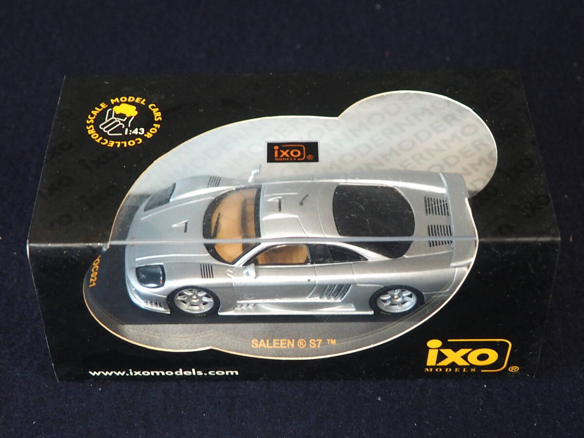 ixo MODELS ミニカー＜SALEEN S7＞(SILVER) MOC021 1:43 SCALE MODEL CARS FOR COLLECTION ケース入り 箱入り_画像1