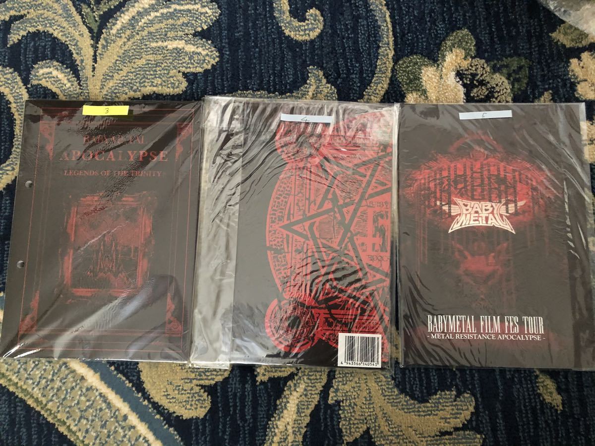  BABYMETAL APOCALYPSE 契約の書 バインダー ブックレット 全5巻セット (CD付き）_画像5