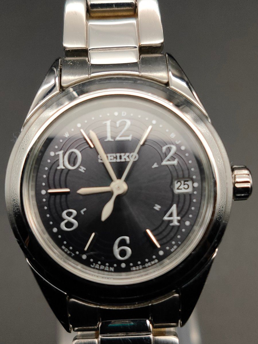 セイコー  セレクション SWFH075 電波ソーラー ワールドタイム レディース腕時計 1B22-0CD0 稼働品