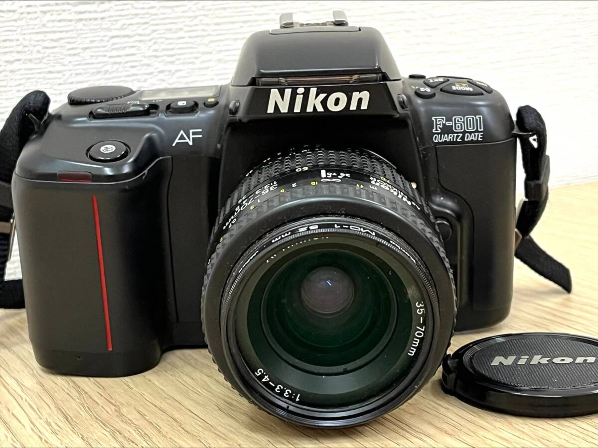 ◇◆3092　Nikon　ニコン　F-601 QUARTZ DATE 　AF NIKKOR 35-70㎜　1：3.3-4.5　フィルムカメラ　現状保管品◆◇_画像2