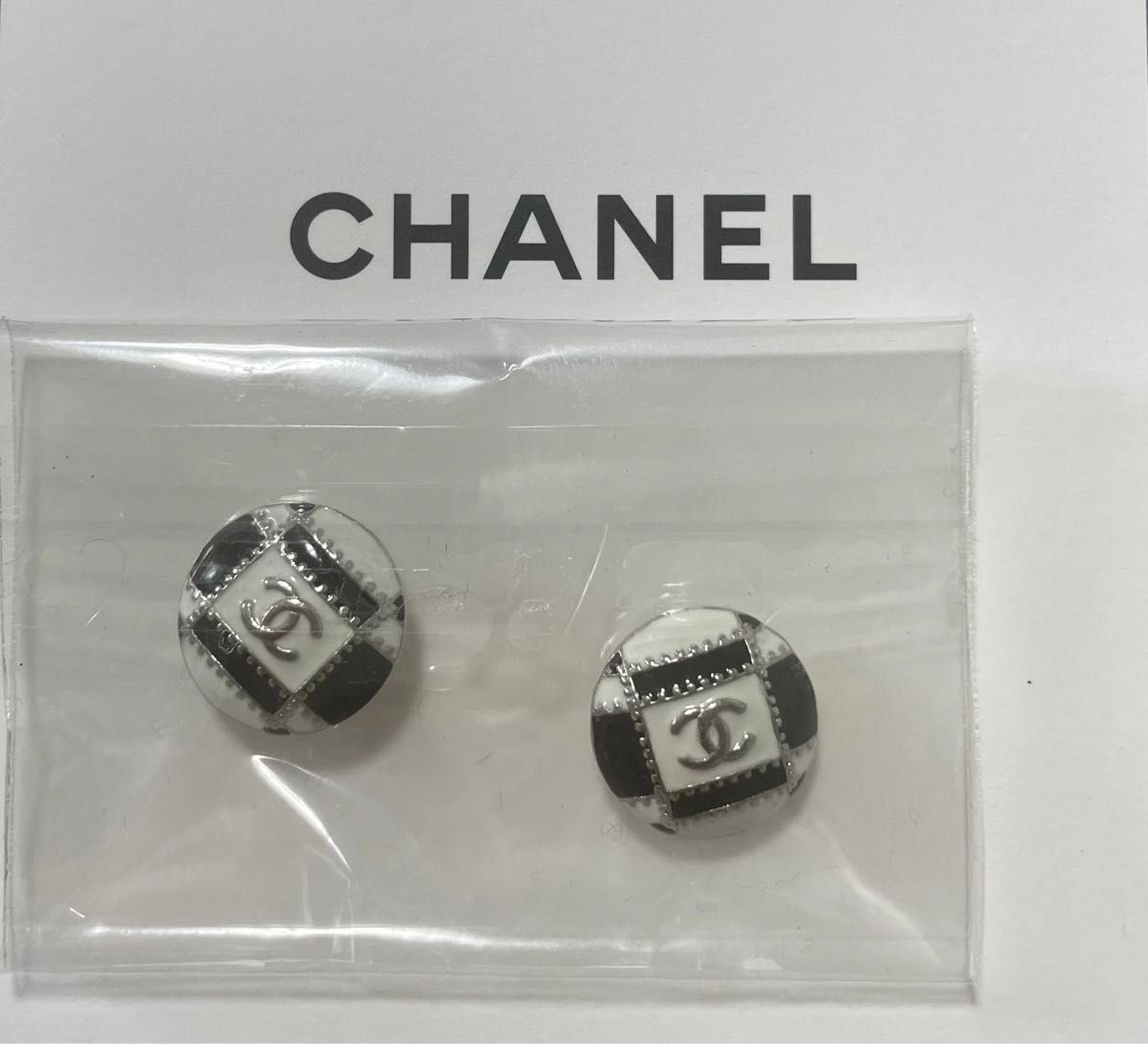 【パリ購入】シャネル CHANEL ヴィンテージ ボタン1.6cm 2個セット