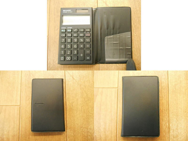 0[ new goods / used ]SHARP sharp CASIO Casio calculator 14 piece set scientific calculator pitagolasEL-509F EL-WA21A notebook type count machine office work supplies case 