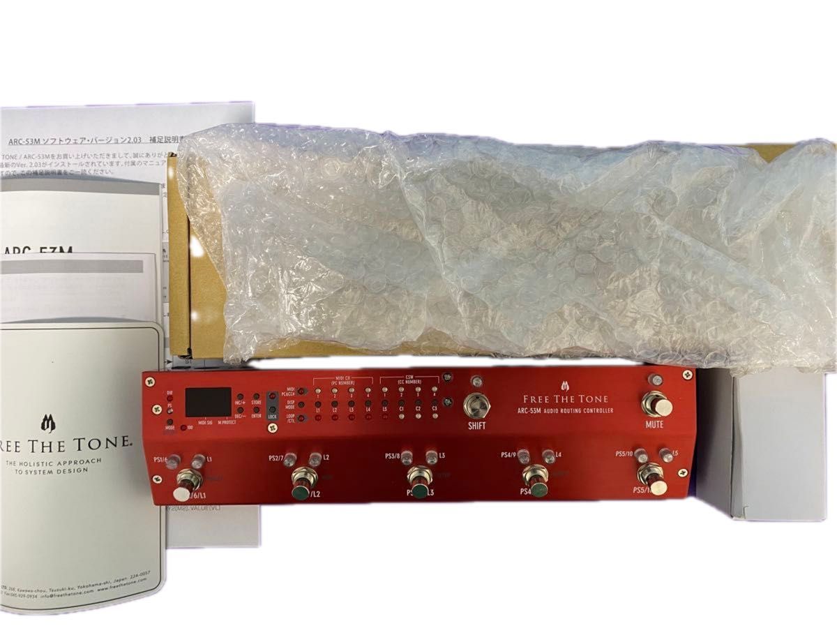 FREE THE TONE ARC-53M RED Audio Routing Controller フリーザ FREE THE TONE ARC-53M RED Audio Routing Controller フリーザ