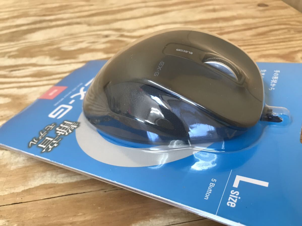 mA 60 EX-G Blue LED Sensor MOUSE マウス 静音モデル M-XGL10UBSBK Lサイズ ブラック エレコム ELECOM※未使用長期保管品_画像7