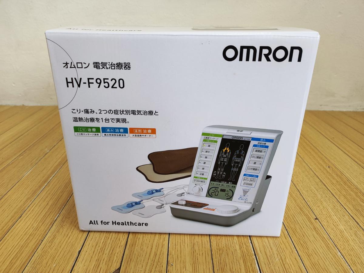 未使用■OMRONオムロン 電気治療器 HV-F9520+交換パッド2組の画像5