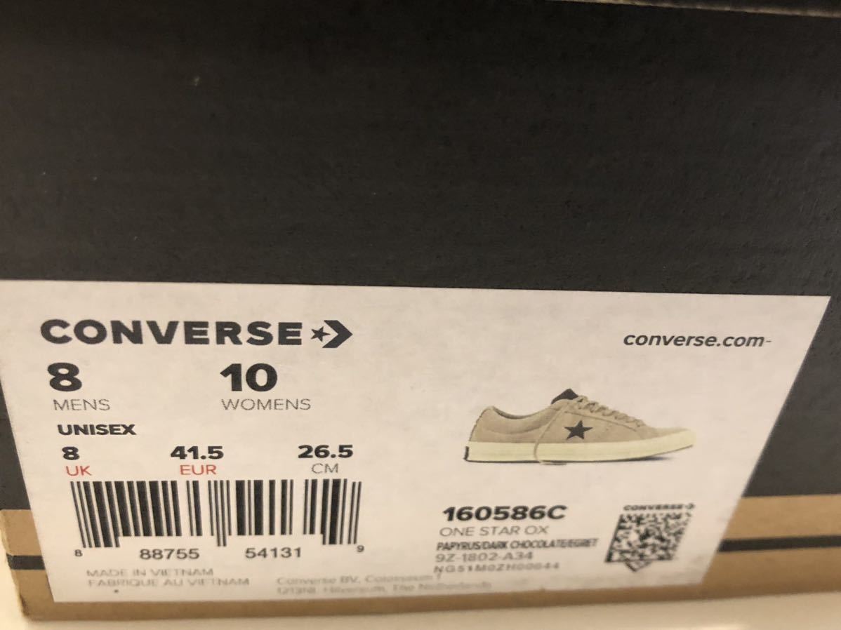 試着のみ！ CONVERSE ONE STAR OX 26.5cm グレー コンバース_画像4