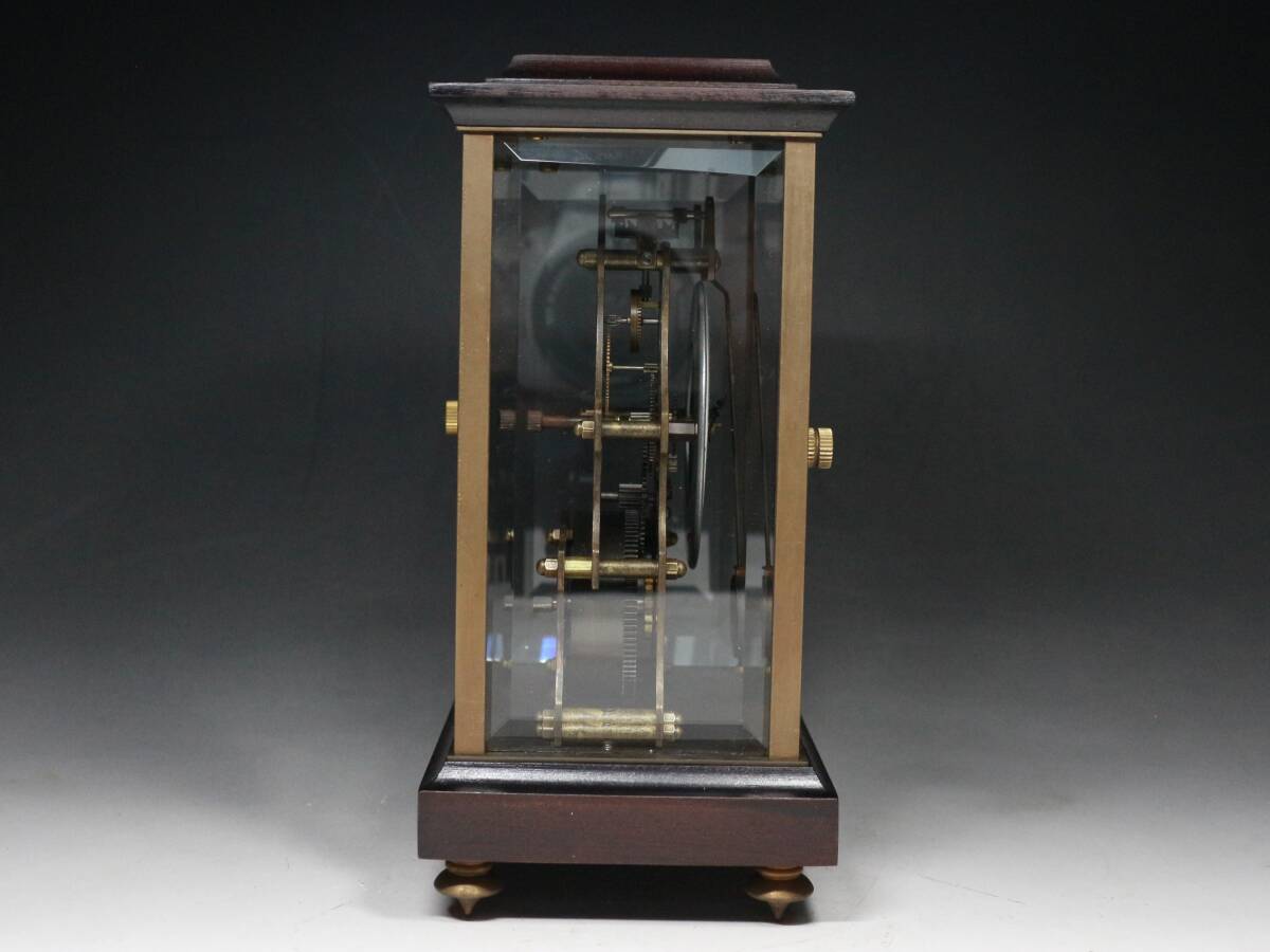 ■アンティーク■ゼンマイ式・振り子・置時計・超細密細工・MADE IN FLEURIER・1838・f933の画像2