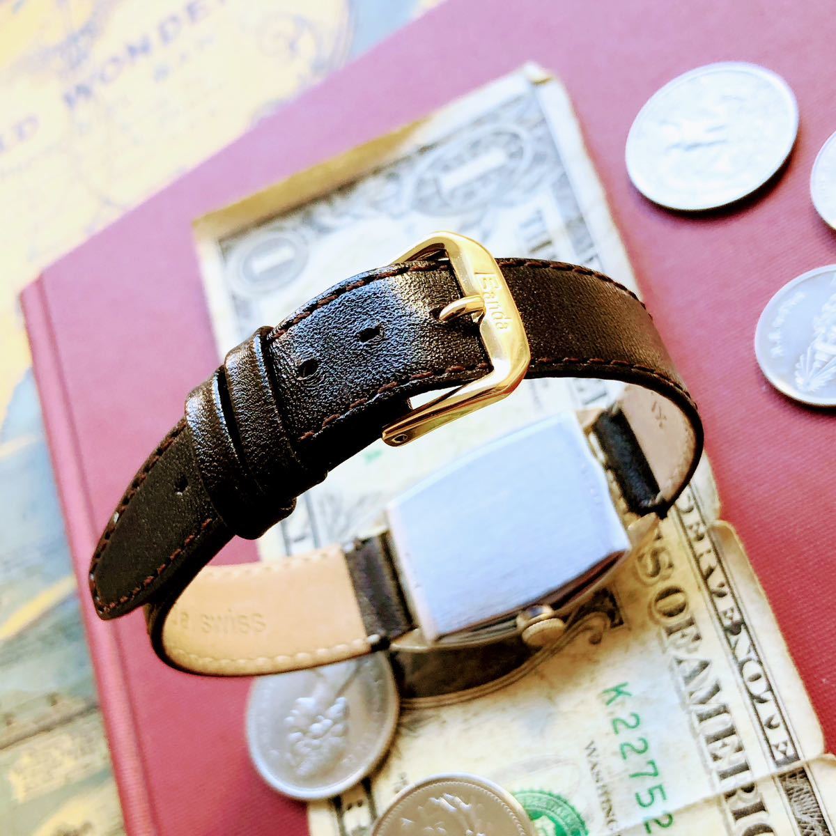 #2959【１円スタート】メンズ 腕時計 ブローバ 機械式 手巻き BULOVA 金メッキ 動作品 1946年 アンティーク ヴィンテージ 15石 ゴールドPの画像6