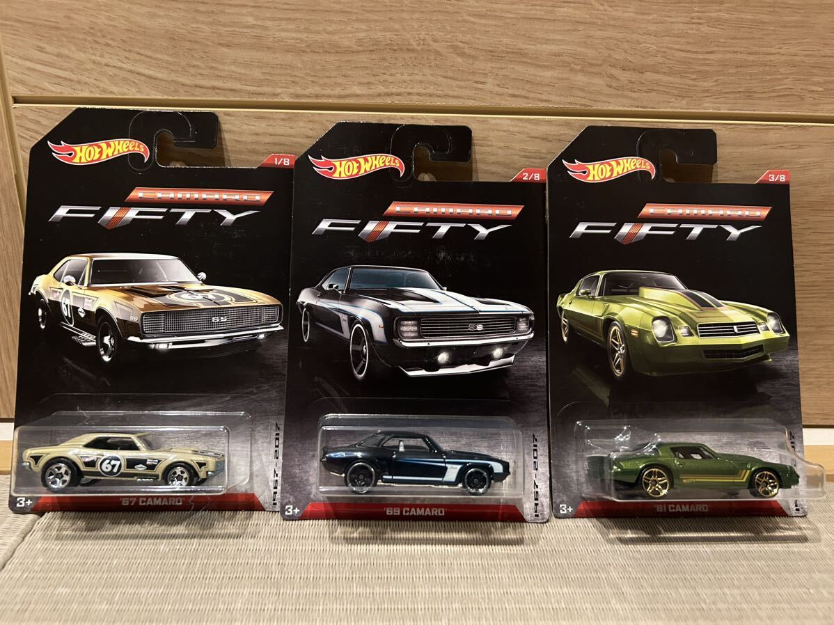 ホットウィール カマロ・ヒフティ 7台セットHOTWHEELS CAMARO FIFTYの画像2