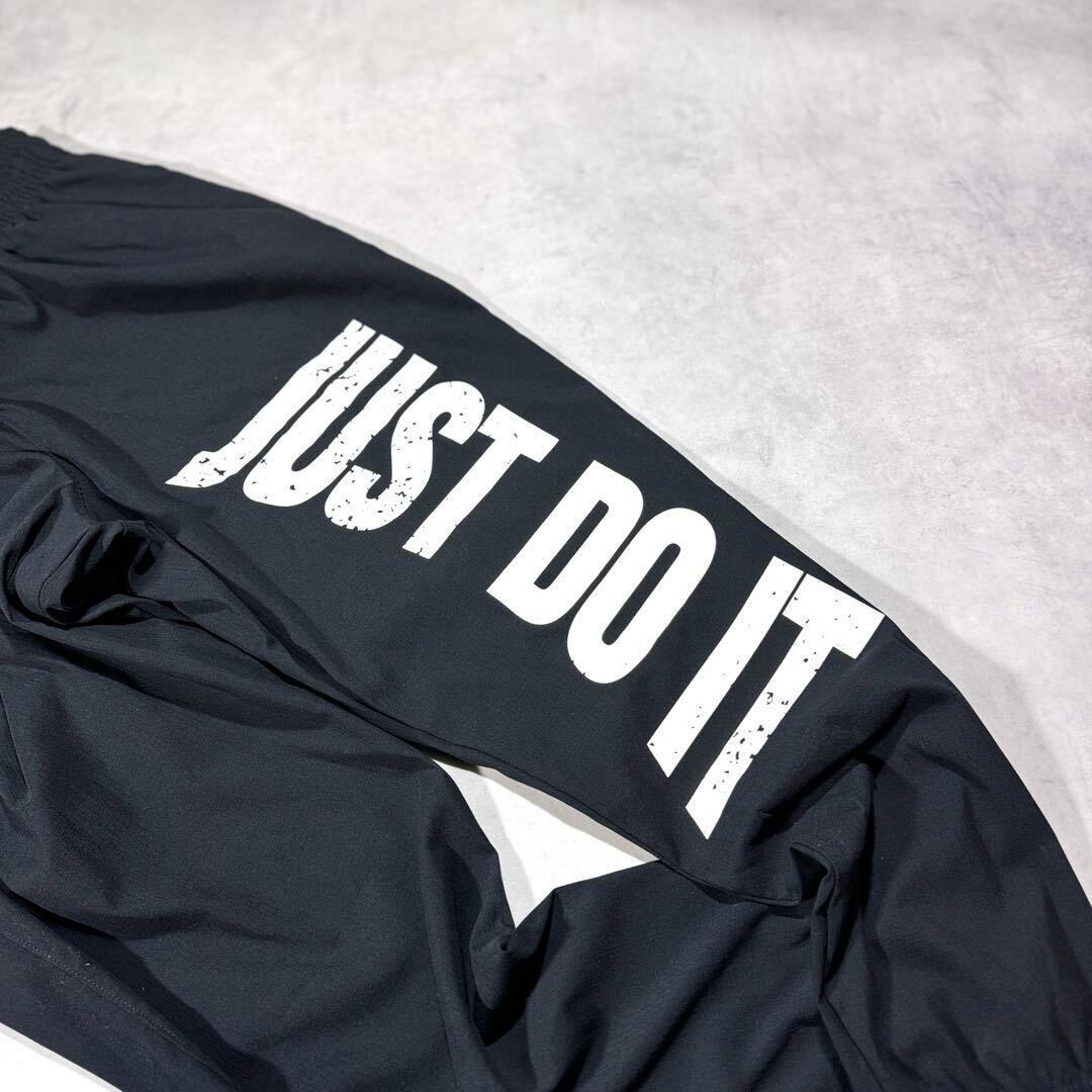 新品 2XLsize ナイキ ウーブンパンツ JUST DO IT 黒 NIKE バスケットボール バスケ ランニング ジョガーパンツ JDI 撥水 ストレッチ 人気_画像4