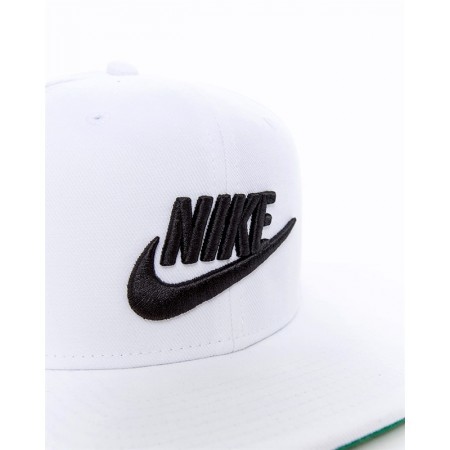送料無料 新品 NIKE ドライフィットプロ キャップ 54-61 白 刺繍ロゴ 帽子 唾付き 黒 ホワイト ナイキ 刺繍ロゴ スポーツ DRY FIT PRO CAPの画像7