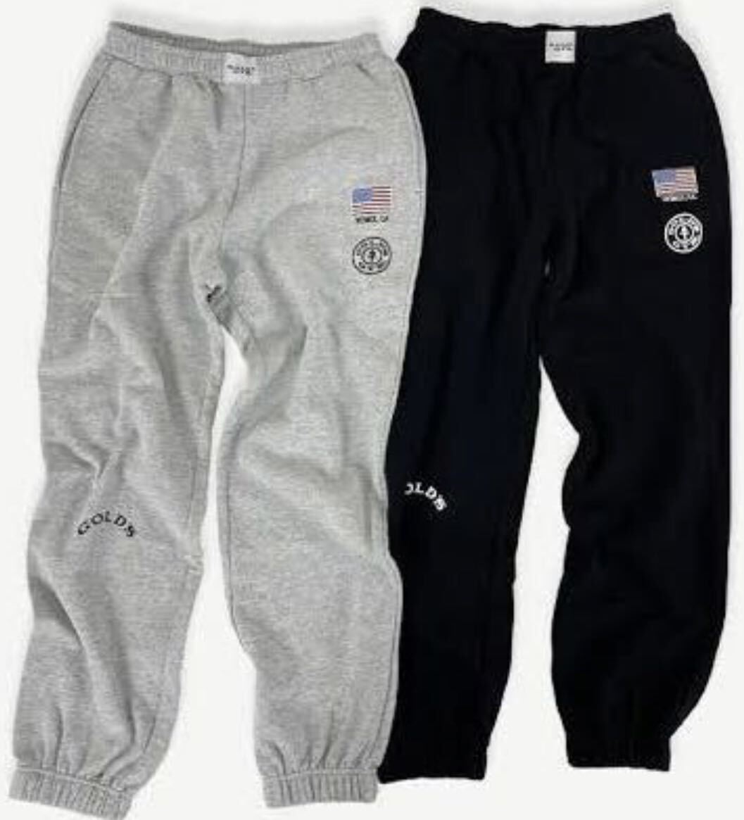2024年最新入荷 ゴールドジム L グレー スウェットパンツ 限定 GOLD'SGYM スウェット