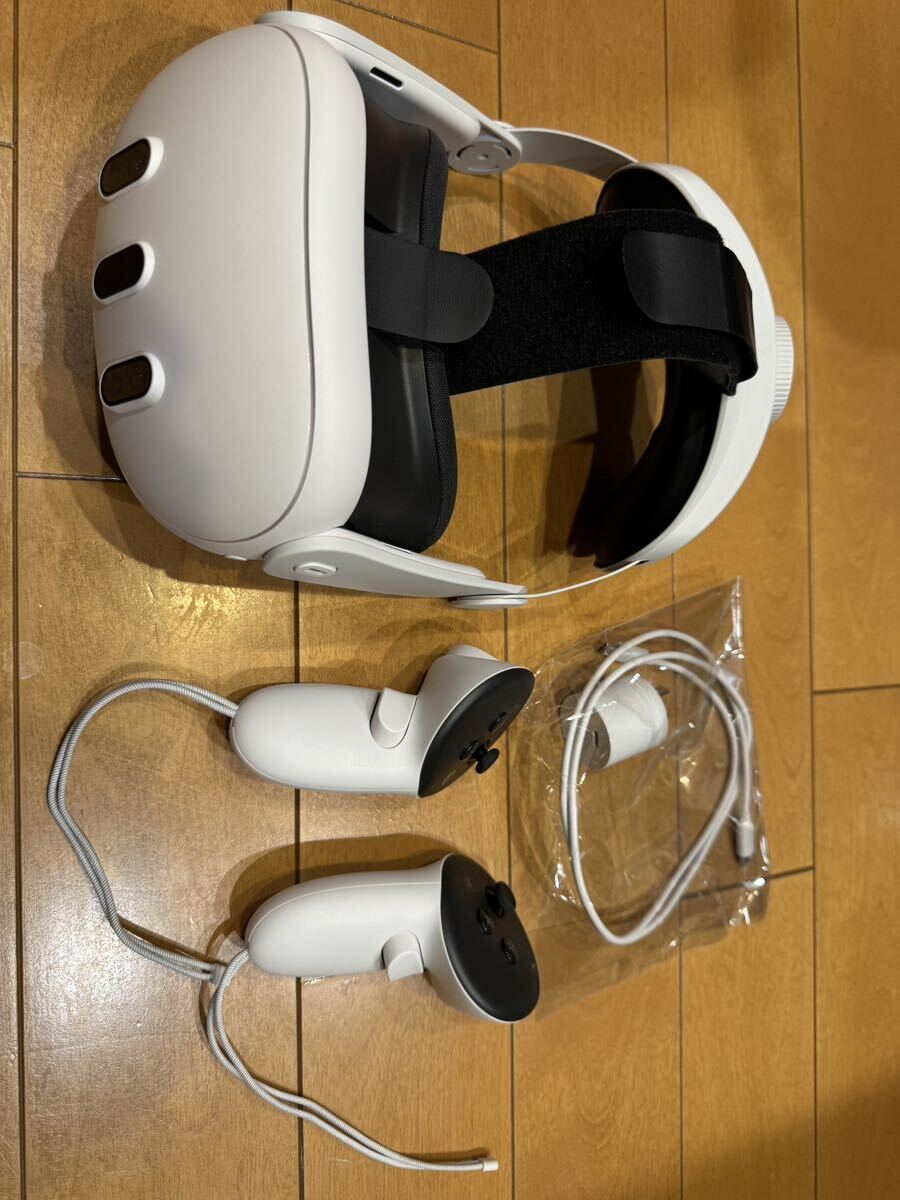 【即決美品送料込み】メタクエスト3 metaquest3 本体 VRヘッドセット エリートストラップ付 128gbの画像2