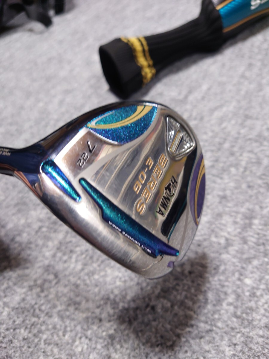 本間ゴルフ ベレス HONMA BERES E-06 5W＆7W ARMRQ X 43(R) 19°＆22°_画像2